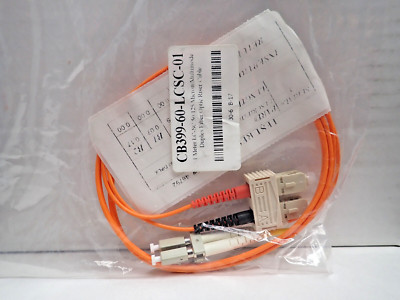1M LC/SC 50/125 Duplex MultiMode Optic Fiber Optics Riser Cable