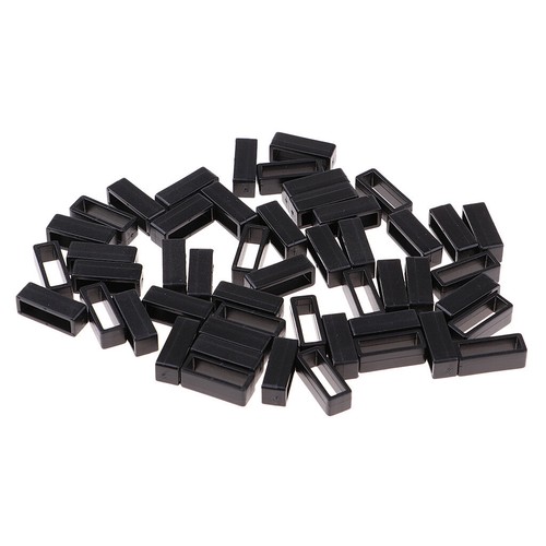 50x Rectangle Plastic Keeper Belt Loop Flat Ring 15mm 20mm 25mm 32mm eBay
