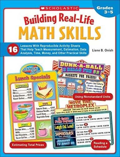 Building Real-Life Math Skills, Grades 3-5 by Liane Onish: Used