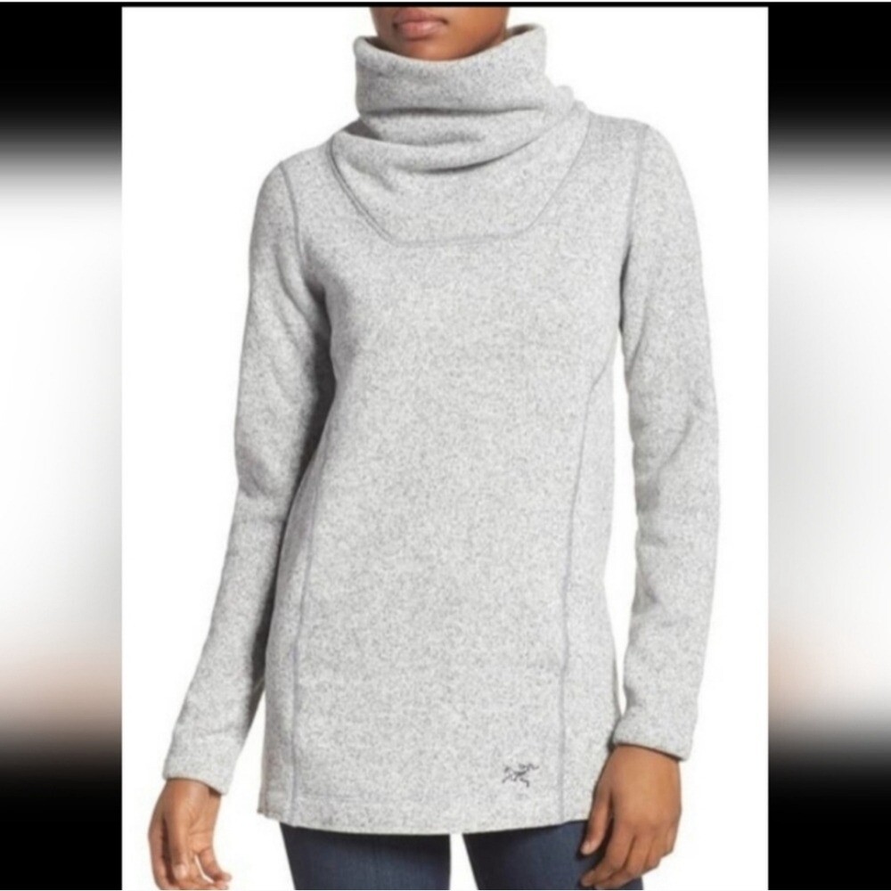 ARC'TERYX Maglione pullover donna Arcteryx Desira tunica pile grigio pile taglia small