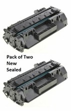 New 2 pack CF280A 80A Premium Toner Cartridge for HP LaserJet Pro 400 M401 M425