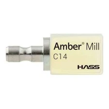 Amber Mill Nano Lithium CAD/CAM Blocks, C14 12x14x18mm, Shade W2, 5/Box