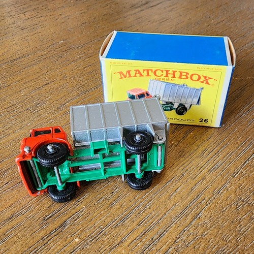 Matchbox Lesney 26 GMC TIPPER TRUCK BPW MINT in Original NM box - Picture 5 of 5