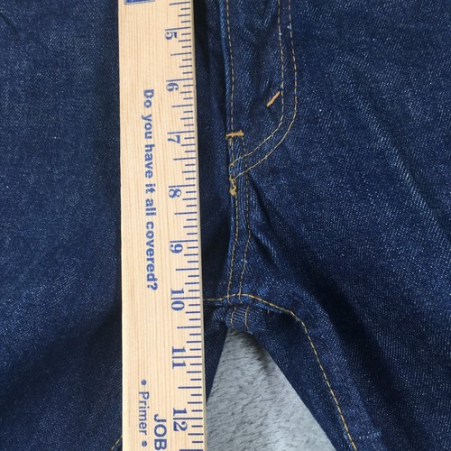 Vintage Levis Jeans Boys Husky Size 27 Dark Wash Denim Bootcut 70s Orange Tab - Picture 8 of 20