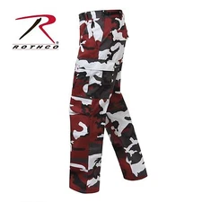 ROTHCO Military Camouflage BDU Pants Red Camo ARMY GARGOS SIZE XS S M L XL 2X 3X