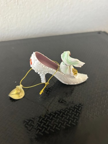 Bradford Exchange Disney Once upon A Slipper ornament Ariel Happily Ever After - Picture 3 of 4