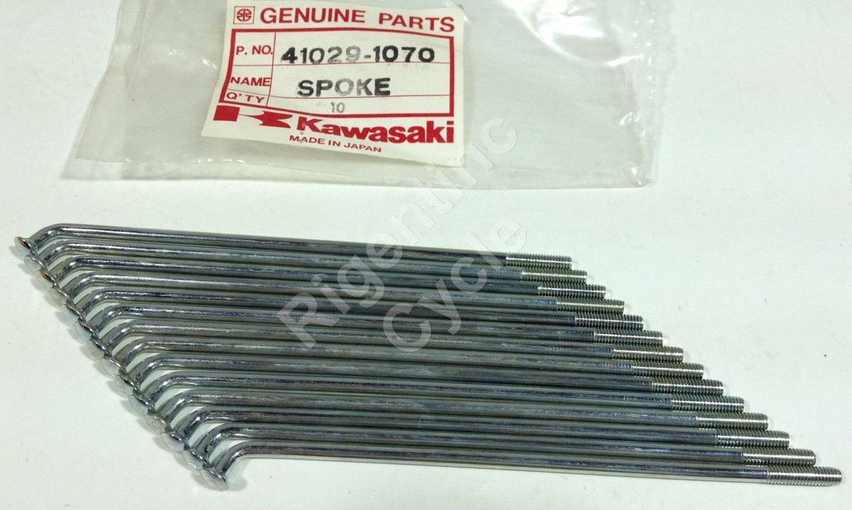 14 NEW KAWASAKI 41029-1070 SPOKE-INNER,REAR,115MM | eBay