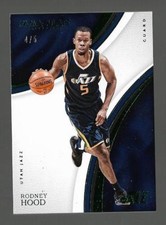 16-17 Panini Immaculate Basketball #84 Rodney Hood Emerald Base #d /5   