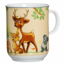 Ritzenhoff & Breker mug forest animals cup tea cup children porcelain Colorfu...