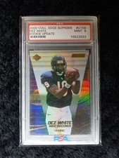 2000 Collector's Edge Supreme Dez White Foil Rookie Update U166 PSA 9 MINT