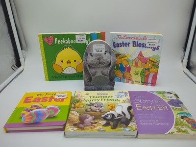 Easter Books (LOT OF 6) The Berenstain Bears Easter Blessings, Disney Bunnies +