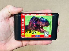 The Lost World Jurassic Park - Authentic (Sega Genesis) Game Cartridge - Tested