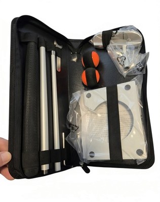 Lexon Portable Golf Putter And Cup Set Combo With Case. New In Box. Travel Set