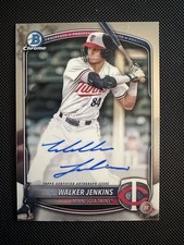 2025 Bowman Chrome Prospect Autograph ~⭐WALKER JENKINS⭐ 《On✒️Card AUTO》~TWINS📈