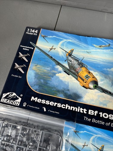 Plastic Model 1/144 Messerschmitt Bf109E-3/4 Battle Of Britain 1940 Dual Con - Picture 6 of 17