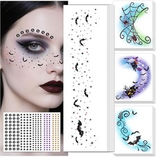  Free Duty Tax EMOME Halloween Decorations, Halloween Glitter Faux Freckles