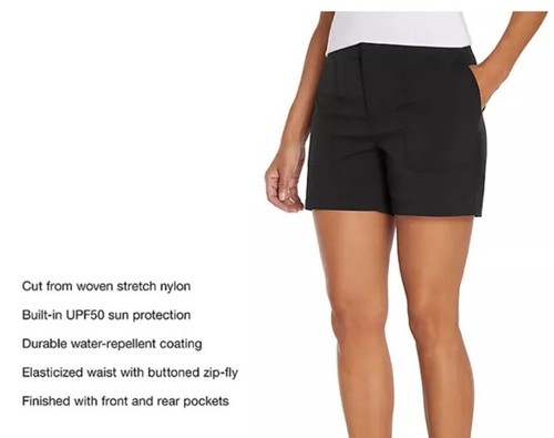 Eddie Bauer Women's Hiker Short Size 6 Black - Picture 4 of 6