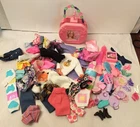 vintage Huge Lot of 2000s Barbie Clothes/ Accessories Y2k Pink/Purple Lot of 80