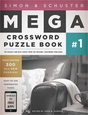 Simon & Schuster Mega Crossword Puzzle Book: Series 1 (Paperback or Softback)