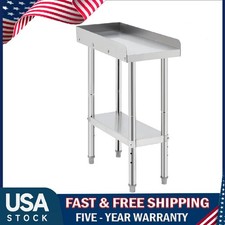Stainless Steel Work Table ,12x24 Inch Commercial Kitchen Prep Table Grill Stand