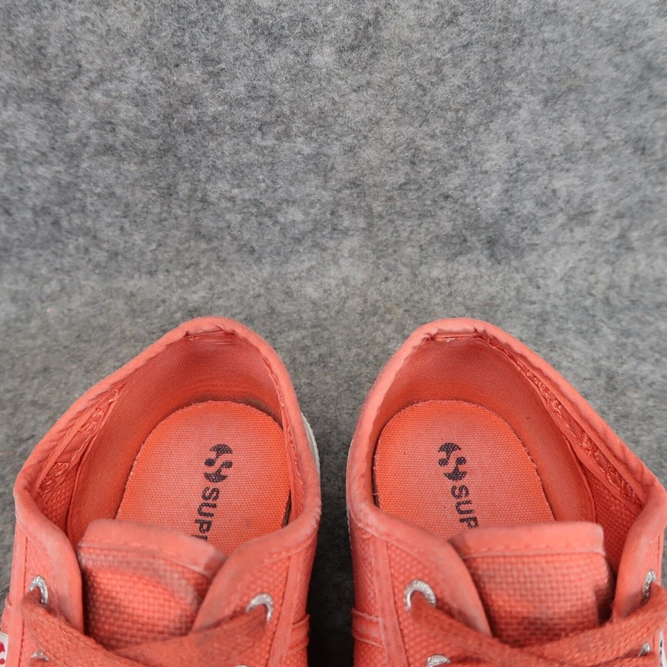 Superga Zapatos Niños 1 Tenis Lona Clásicos Informales Con Cordones Rosa Entrenador Activo Foto 4 de 4