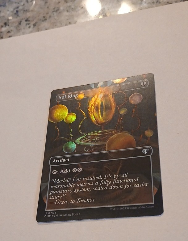 Sol Ring (Borderless) Commander Masters Foil