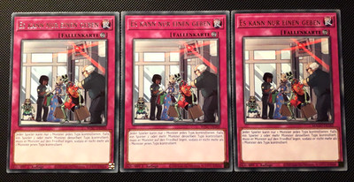 Yu-Gi-Oh! 3x there can only be one, WISU-EN060/Mago-DE162. Rare, 1st A., EX