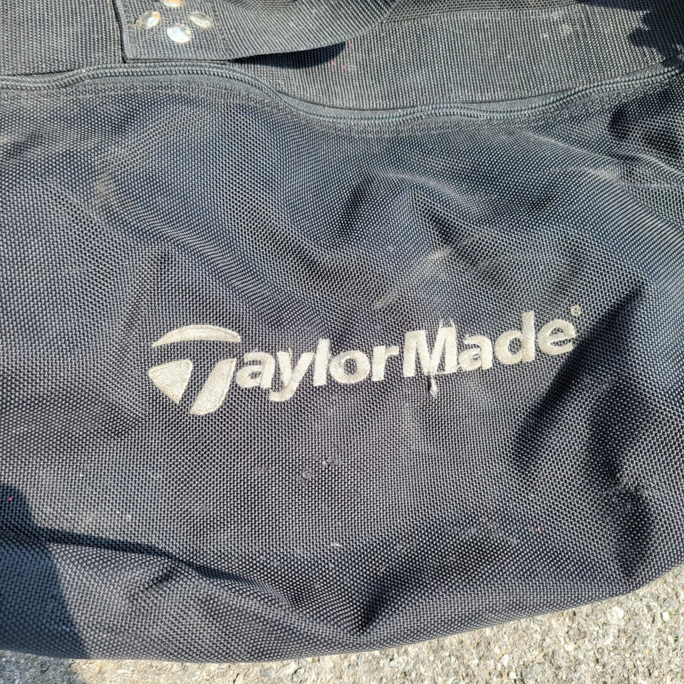 Bolsa de golf profesional grande The Club Glove Last Bag ruedas negras logotipo TaylorMade Foto 2 de 4