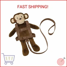 Travel Bug Toddler Character 2-in-1 Safety Harness - Monkey