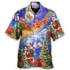 Christmas Santa Claus Love Hawaiian Shirt