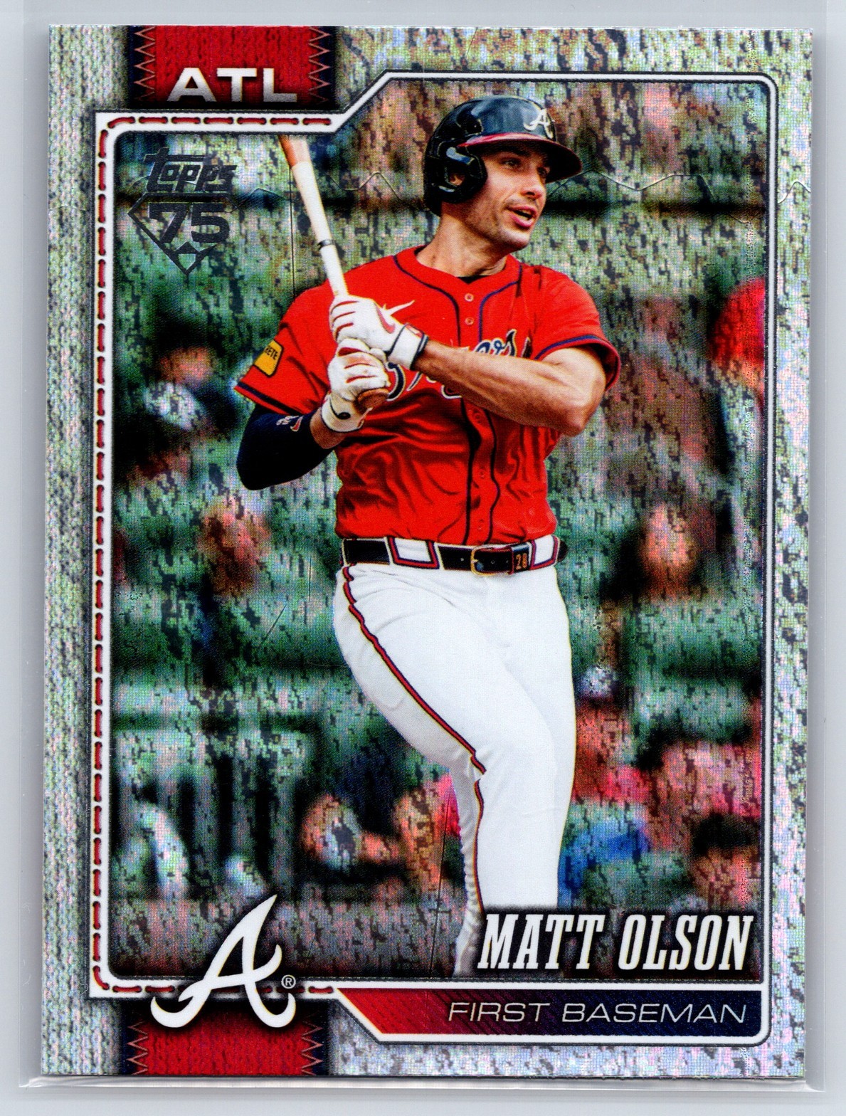 2026 Topps Series 1 #39 Matt Olson Atlanta Braves Holo Foil