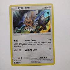 Type: Null 89/111 Holo Rare 2017 Crimson Invasion Pokémon TCG