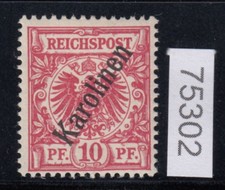 Kolonien Karolinen 1900, Mich.-Nr.:  3 II b * gepr&uuml;ft   Michel 250,00