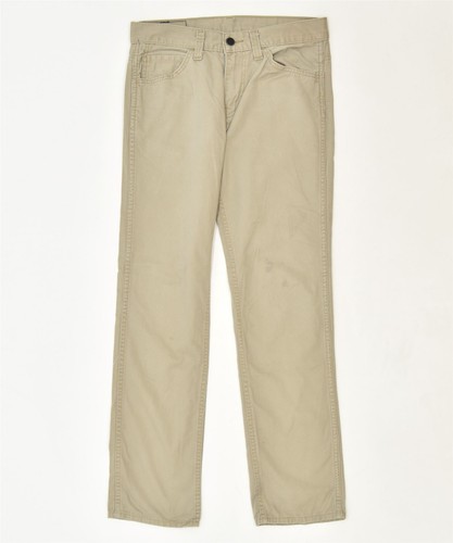 LEVI'S Herren 511 Straight Freizeithose W30 L30 Beige Baumwolle Classic ID07