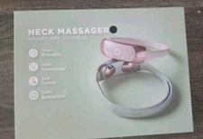 Fitech Relaxing Neck Massager with Smart App Control, Black 