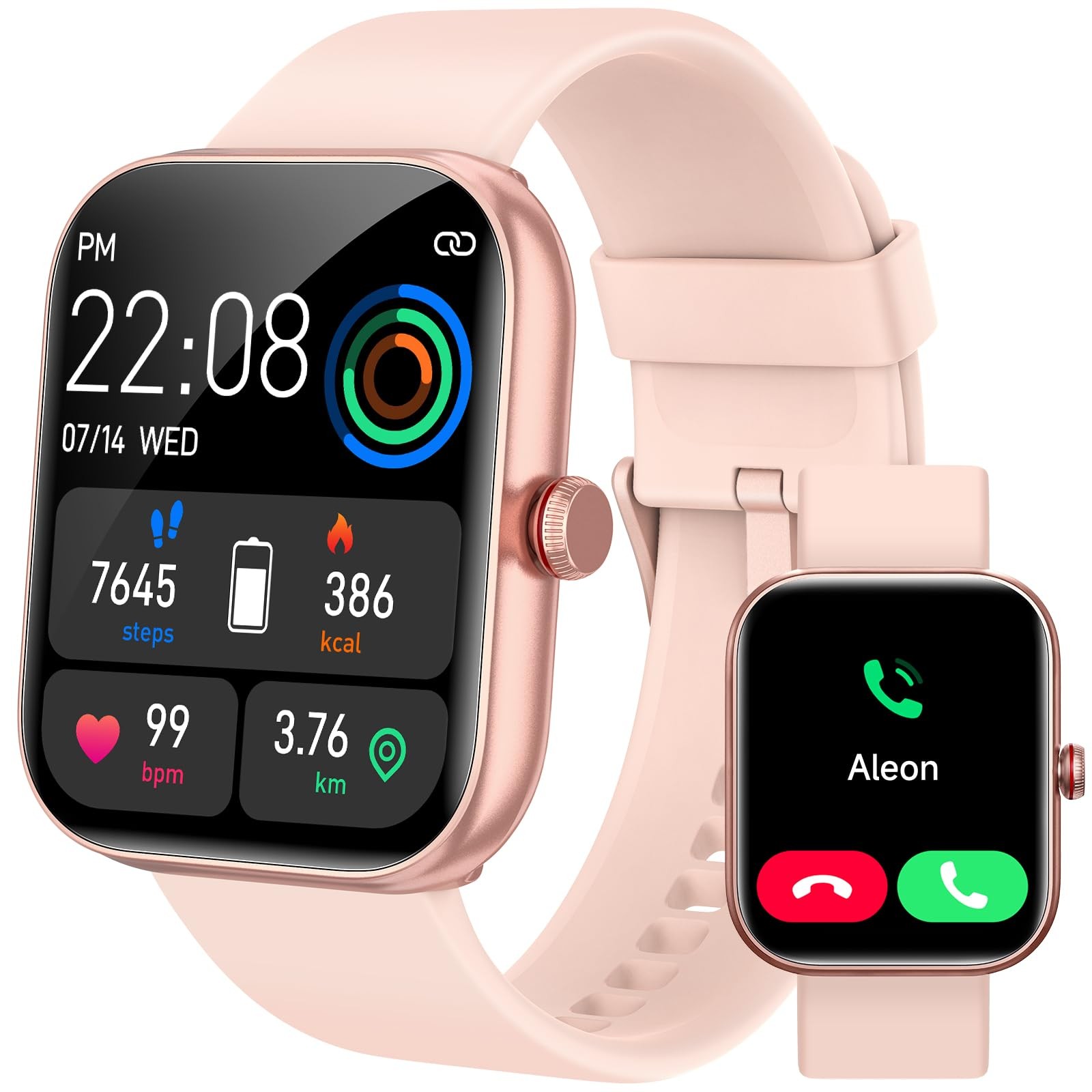 Women's Smartwatch with Bluetooth Calling for iPhone & Android