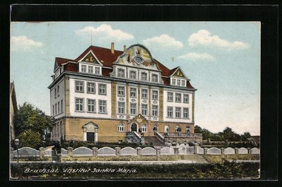 Bruchsal, Institut Sankta Maria, Ansichtskarte 
