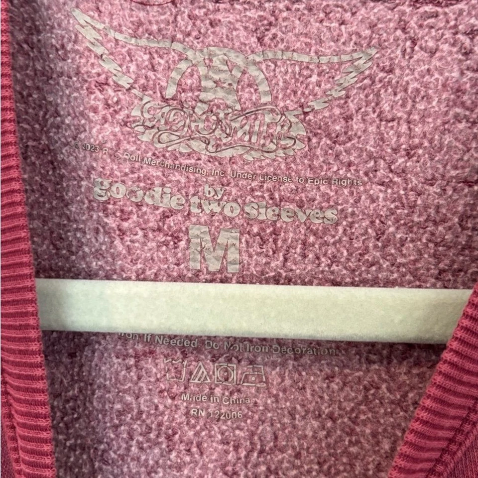 Suéter cuello redondo granate gráfico Aerosmith Foto 2 de 3