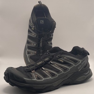 Men's Salomon X Ultra Ultra Pioneer Aero Hiking Shoe Black sz. 12 371560