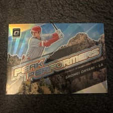 SHOHEI OHTANI 2019 DONRUSS OPTIC PEAK PERFORMERS HOLO PRIZM #PP-1 ANGELS Q6846
