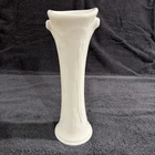 Vintage Swung Vase Imperial Tree Branch White Milk Glass Stretch Nubby Forest