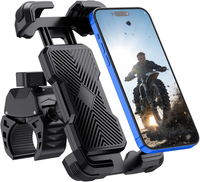 Grefay Handyhalterung Fahrrad [Universal] 360° Motorrad Halter FüR