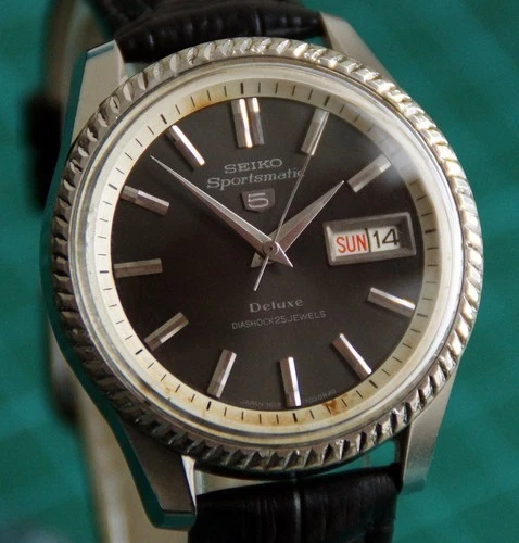 SEIKO 5 SPORTSMATIC DELUX - 7619-7040 - MECHANICAL MOVEMENT - VINTAGE WATCH !