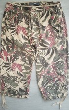 H&M LOGG Herren Shorts Cargo Bermuda camouflage beige khaki Gr. 34