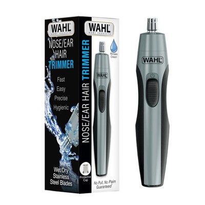 Wahl Clipper Battery Operated, Precision Ear and Nose Hair Trimmer for Gray 