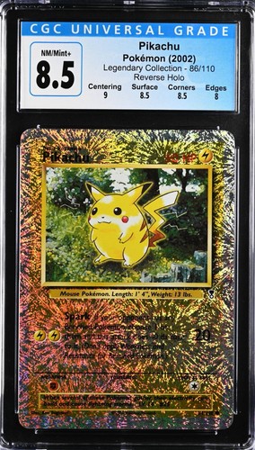 Pikachu graded CGC 8.5 for sale on eBay