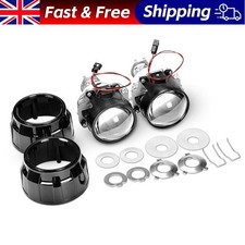 2X RHD 2,5" Bi-Xenon HID Proiettore Lente Hi-Lo Beam Auto H4 H7 Faro Retrofit
