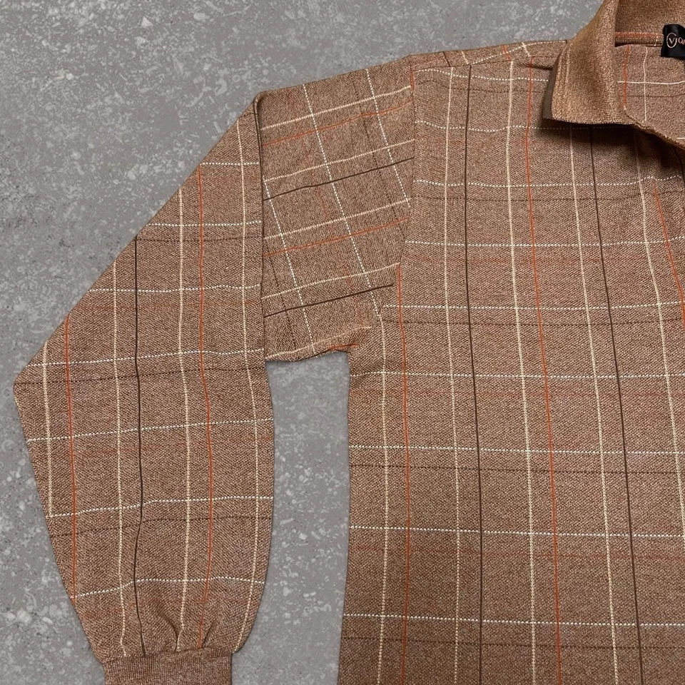 Camisa de diseñador vintage años 80 original Gianni Valentino manga larga Foto 4 de 4