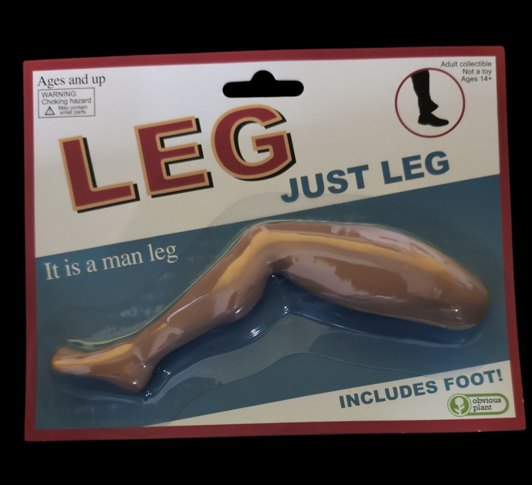 Obvious Plant Leg Just Leg Includes It Is A Man Leg Includes Foot Designer Toy