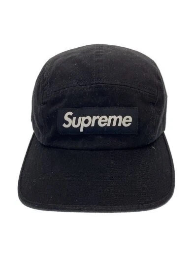 Casquette de camping Supreme 20Aw chino sergé lavé casquette de camping gratuite noir noir AEu81